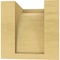 Ekena Millwork 4"W x 4"D x 4"H Wide Huntington Rough Cedar Woodgrain TimberThane Corbel, Primed Tan CORUR04X04X04HUNRCPR - alternate 3
